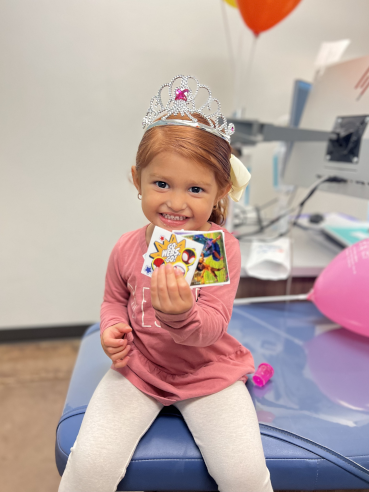 Caring for Dental Crowns Happy Ohio Patient with Prizes